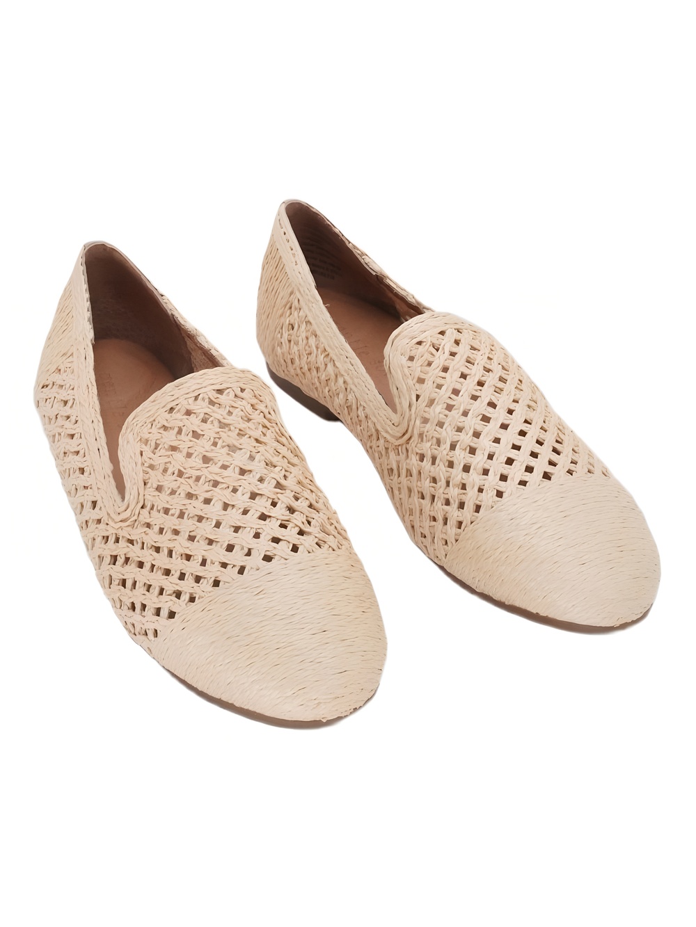 Gentle Souls By Kenneth Cole Tan Woven Flat Smoking Loafer Size 11M